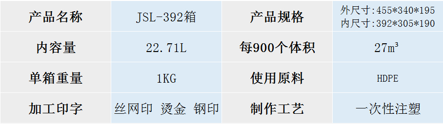 JSL-392箱