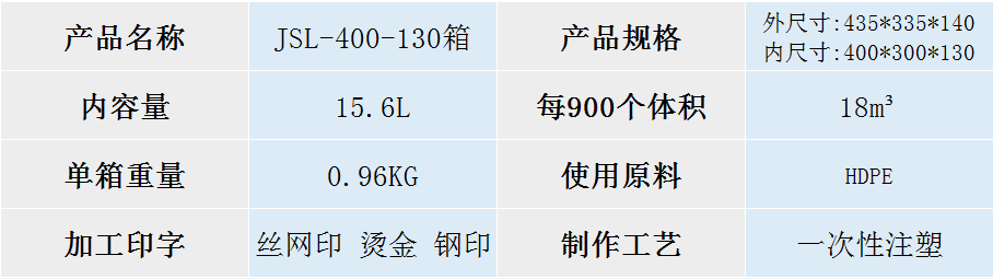 JSL-400-130箱