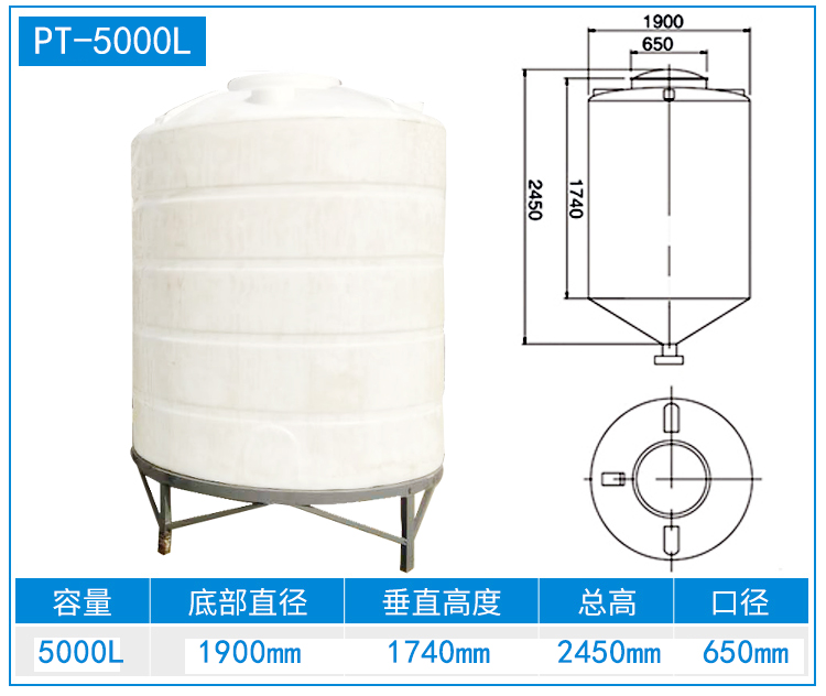 5T-錐底儲罐