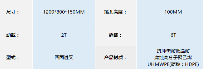 JSL-1008 吹塑九腳托盤